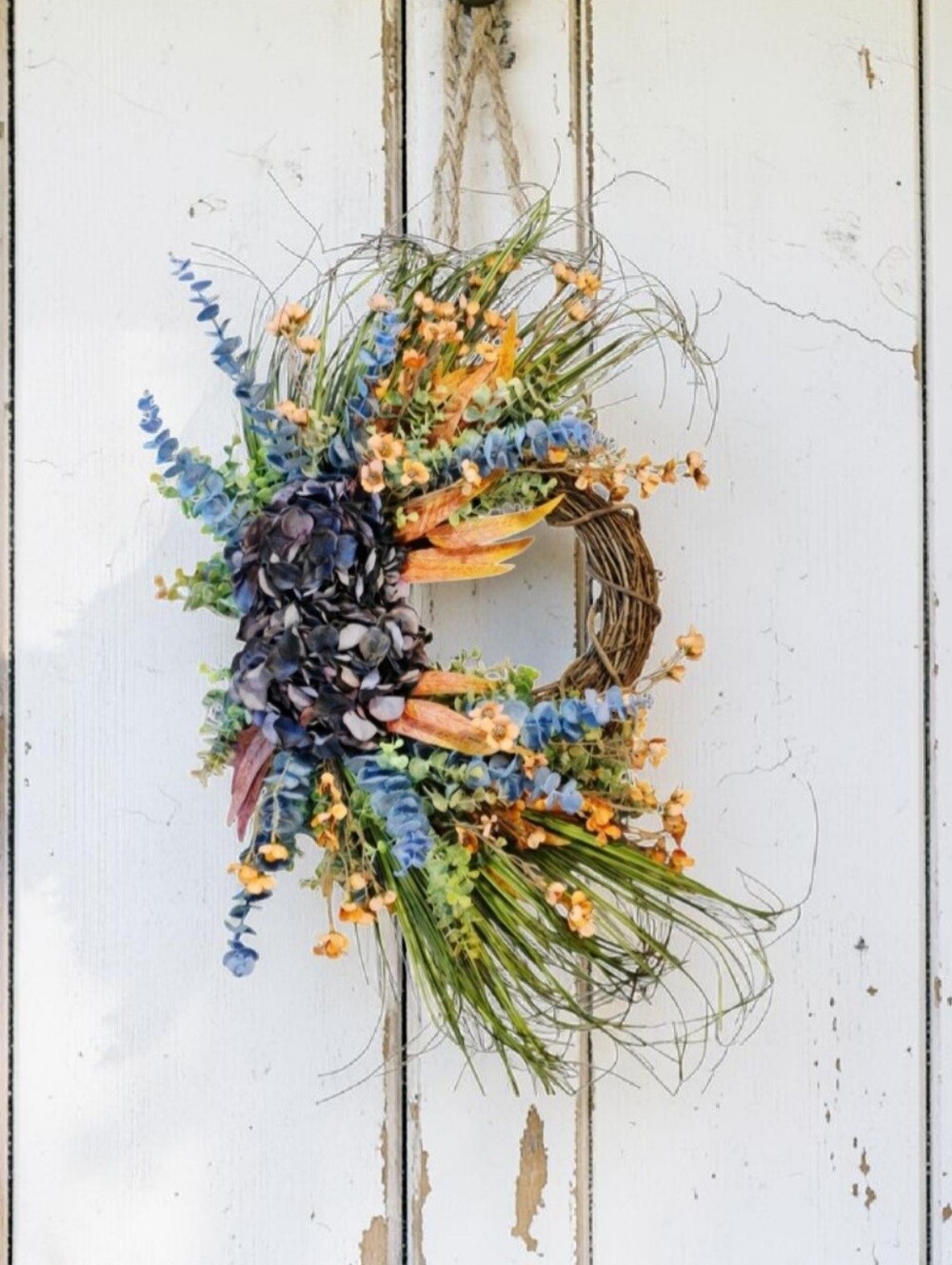 Rustic fall wreath